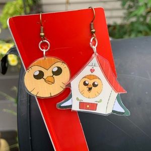 Hooty earrings!